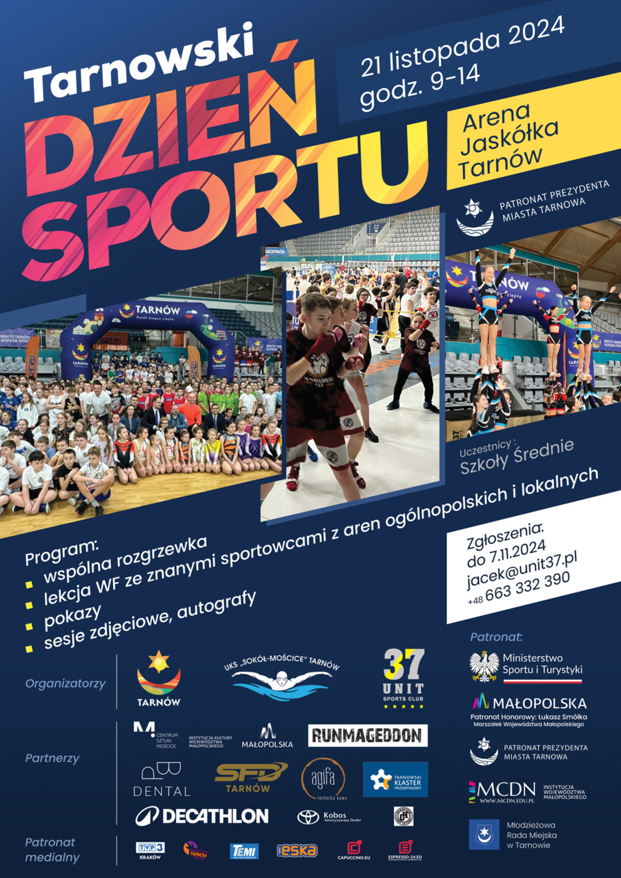 Plakat Tarnowskiego Dnia Sportu
